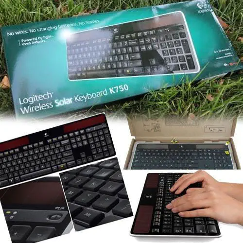 LOGITECH K750 KABLOSUZ SOLAR KLAVYE Q MM SİYAH