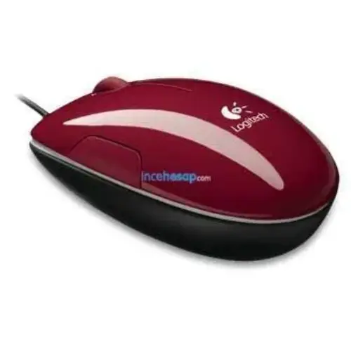 LOGITECH LS1 LASER CINAMMON RED MOUSE