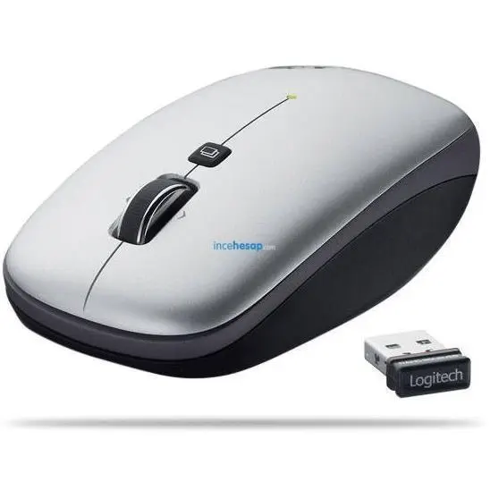 LOGITECH V550 NANO LAZER NB KABLOSUZ MOUSE GÜMÜŞ