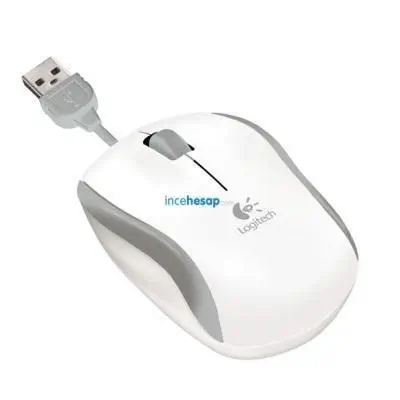LOGITECH M125 MOUSE USB BEYAZ