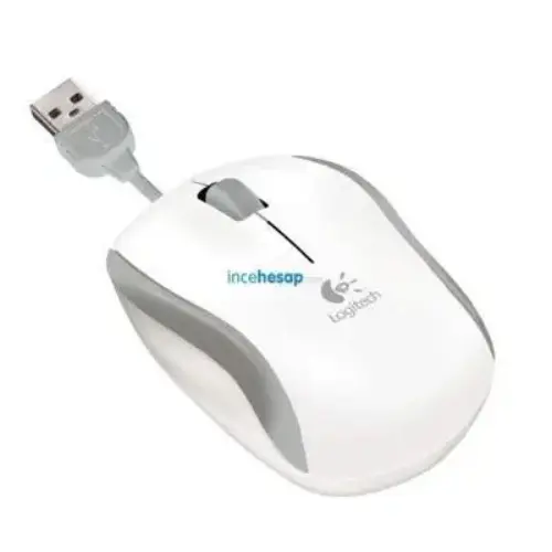 LOGITECH M125 MOUSE USB BEYAZ