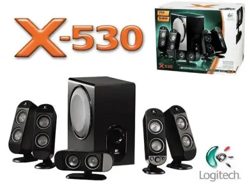 Logitech X530 70W Rms 5+1 Hoparlör Siyah