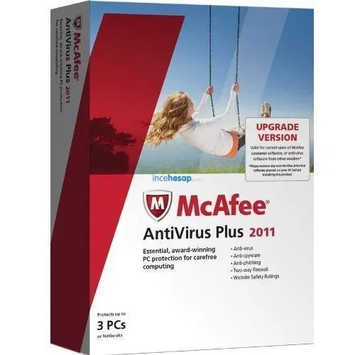 MCAFEE ANTIVIRUS PLUS 2011 TÜRKÇE- 3 KULLANICI