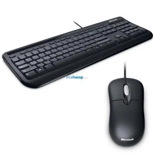 Microsoft 5MH-00019 Q MM Klavye USB Siyah Set
