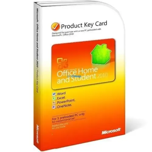 MS OFFICE 2010 HOME AND STUDENT TÜRKÇE PKC