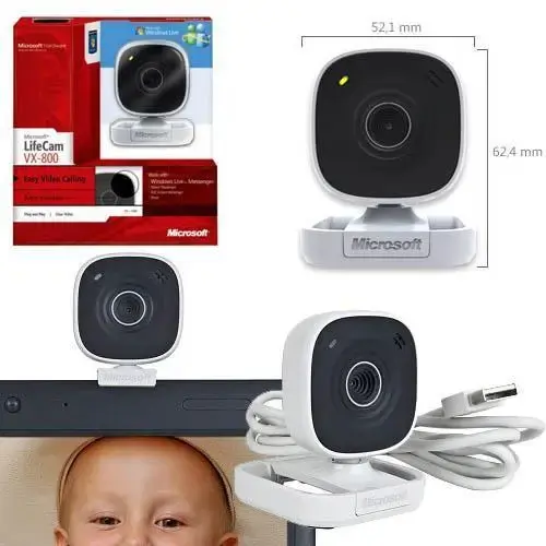 MICROSOFT LIFECAM VX800 (JSD-00003) BEYAZ/SİYAH