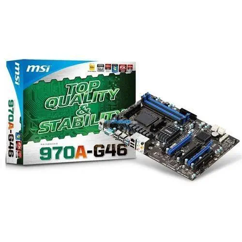 Msi 970A-G46 AM3+ Ddr3 GLan + Sata3 + USB 3.0