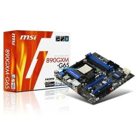 MSI 890GXM-G65 890G AM3 DDR3 VGA+GLAN+SATA3 16X