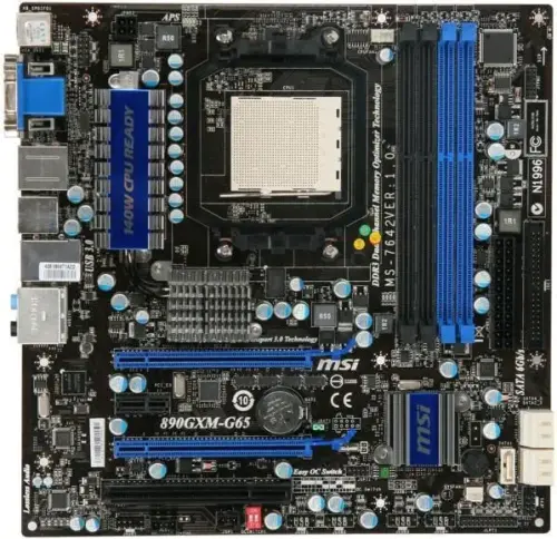 MSI 890GXM-G65 890G AM3 DDR3 VGA+GLAN+SATA3 16X