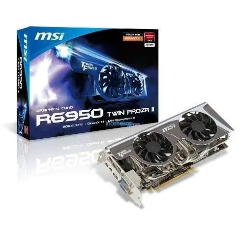 MSI R6950 TWIN FROZR II/OC(256BİT) 2GB DDR5 DVI 16