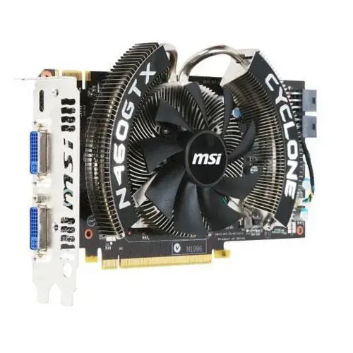 MSI N460GTX-SE CYCLONE 1GD5/OC(256BİT)1GB DDR5 16X