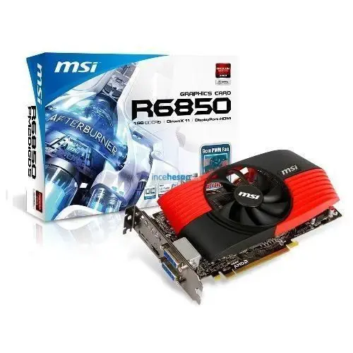 MSI R6850-PM2D1GD5/OC(256BİT) 1GB GDDR5 DVI