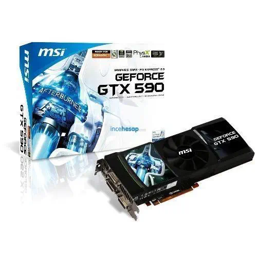 MSI N590GTX P3D3GD5(768BİT) 3072 MB DDR5