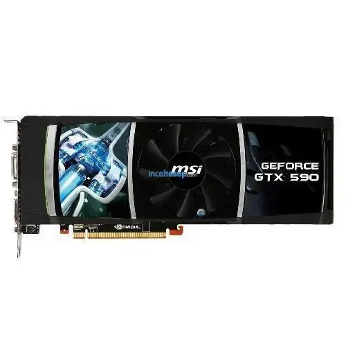 MSI N590GTX P3D3GD5(768BİT) 3072 MB DDR5