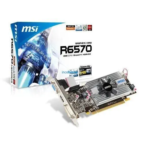 MSI R6570-MD2GD3/LP (128Bit) 2GB DDR3 VGA DVI HDMI