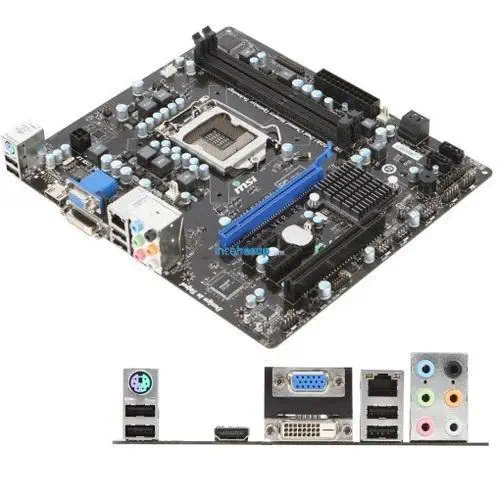 Msi H61M-E33 B3 Ddr3 Lan + Sata2 16X