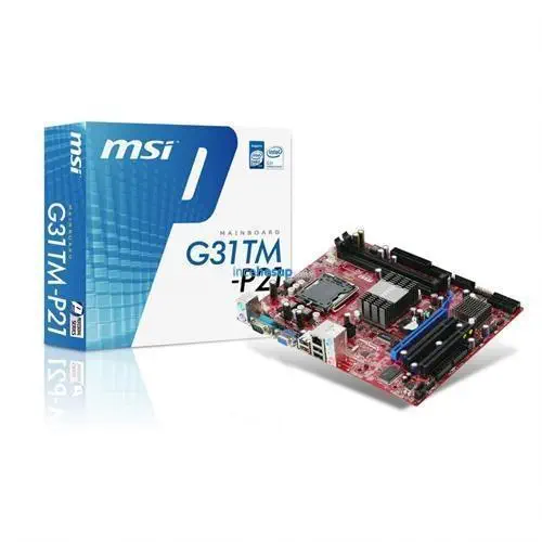 MSI G31TM-P21 G31 DDR2 VGA+LAN+SATA2 16X