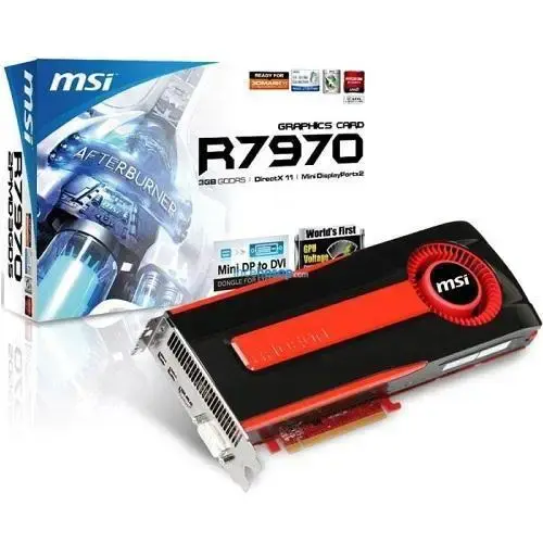 MSI R7970-2PMD3GD5/OC (384Bit)3GB DDR5 DVI HDMI DP