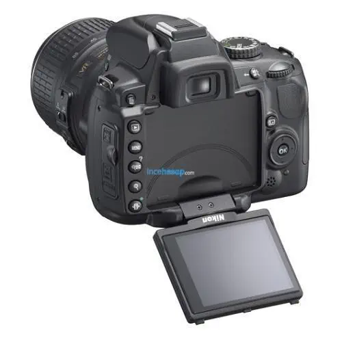 NIKON D5000 12.3Mp, 2.7″LCD SIYAH+18-55mm LENS HEDİYE