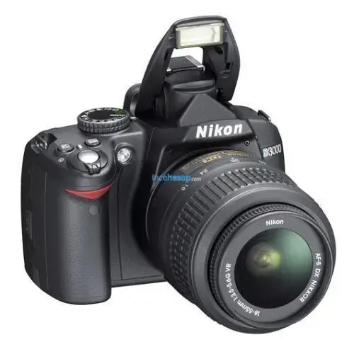 NİKON D3000 10.0Mp, 3.0″LCD SIYAH+18-55 LENS