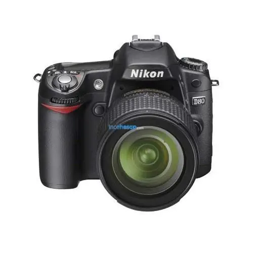 NIKON CAMERA-D80-KIT 10.2MP 2.5″ LCD SİYAH SD+18-135 LENS
