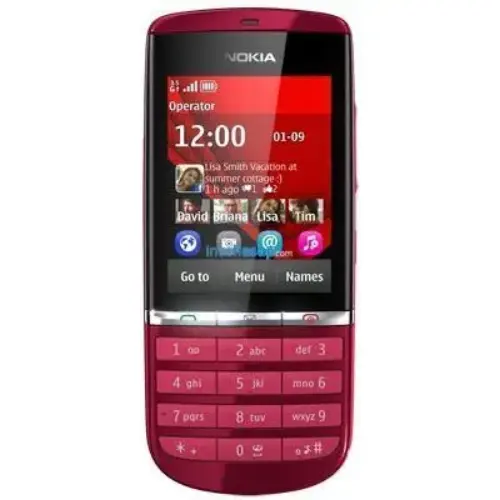 Nokia Asha 300 Kırmızı