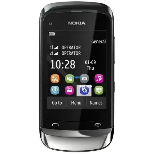 Nokia C2-06 Koyu Gri