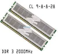 2 GB DDR3 2000 MHz CL8 PLATINUM EB KIT(2X1GB) OCZ