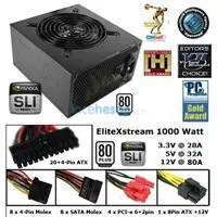 OCZ ELITEXSTREAM SLI POWER SUPPLY 1000W