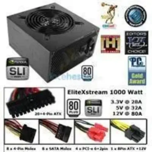 OCZ ELITEXSTREAM SLI POWER SUPPLY 1000W
