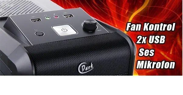 DARK EVO 5 FANLI PENCERELİ OYUNCU KASASI 600W