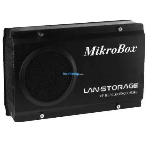MIKROBOX 3.5 USB/ ETHERNET ALUMINYUM HDD KUTUSU