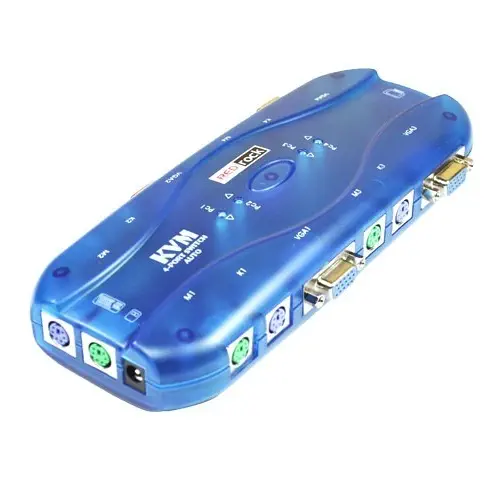 Kvm Switch 4 PC Auto PS/2 (Kablo Dahil)