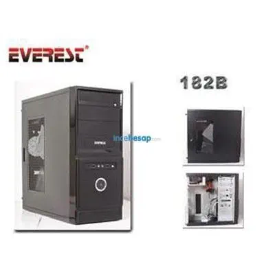 EVEREST 182B ATX SİYAH KASA 230W/280W