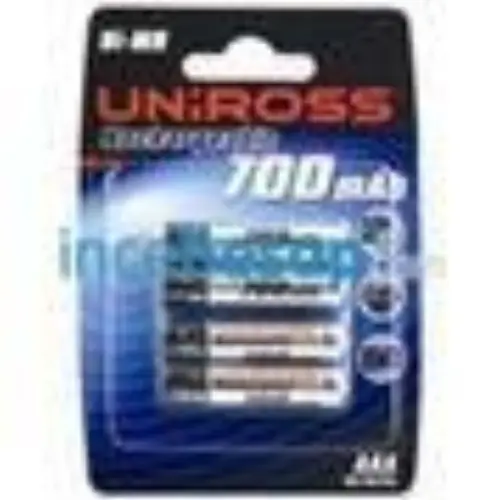 UNIROSS RB 100885 700mAh AAA İNCE ŞARJ. KALEM PİL 