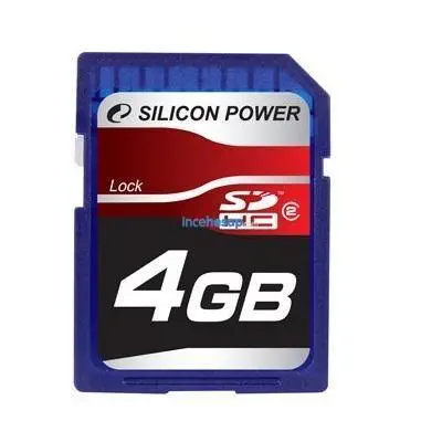 Silicon SDHC Class-4 4GB Secure Digital Card