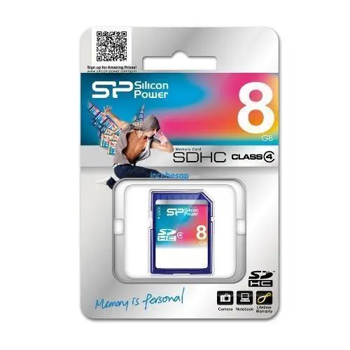 Silicon SDHC Class-4 8GB Secure Digital Card