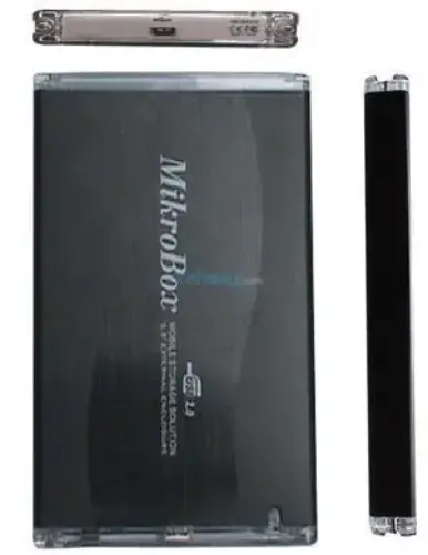 MIKROBOX 80 GB (2.5) 8MB  DISK SİYAH  TAŞINABİLİR HARDDİSK