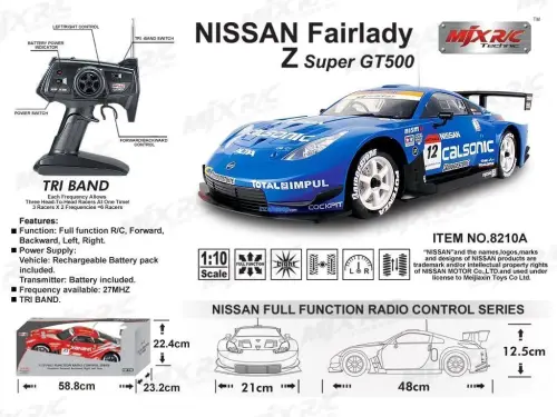MJX 8210A NISSAN FAIRLADY UZAKTAN KUMANDALI OYUNCAK ARABA (1:10) 