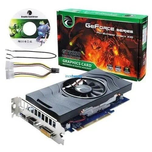 Volar GTS250(256 Bit) 1GB Ddr3 Dvi Hdmi 16X