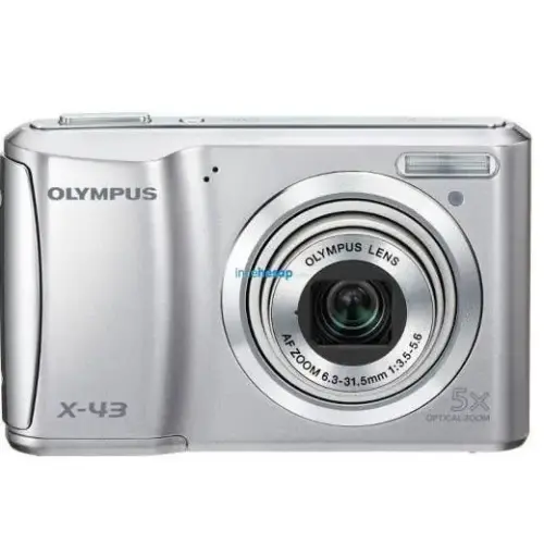 OLYMPUS X-43 14 MP 5XOPT 2.7 LCD 2xAA GÜMÜŞ