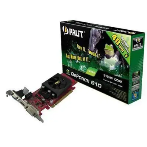 PALIT GF210 (64Bit) 512MB DDR2 DVI HDMI 16X EKRAN KARTI