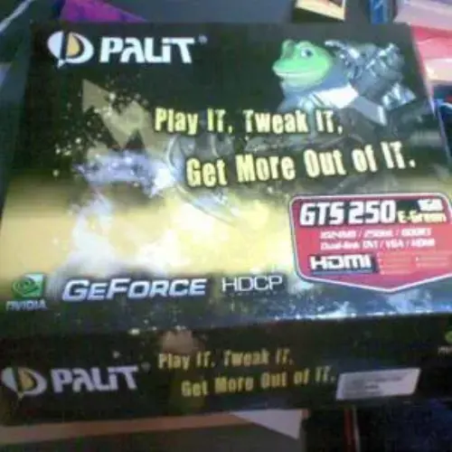 PALIT GTS250 (256Bit) EGREEN 1GB DDR3 TV HDMI 16X
