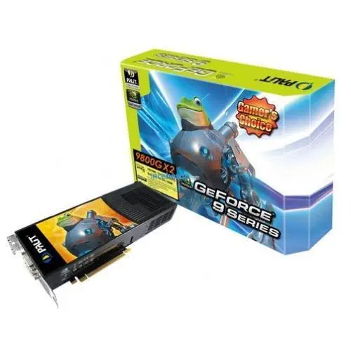PALIT 9800GX2 (512Bit) 1GB DDR3 TV DVI 16X EKRAN KARTI