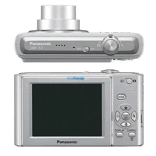 PANASONIC DMC-F2 10.1MP 4X OPT 2.5 LCD GÜMÜŞ