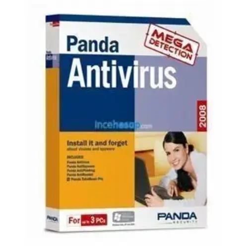 PANDA ANTIVIRUS 2008 KUTU TÜRKÇE 3 KULLANICI