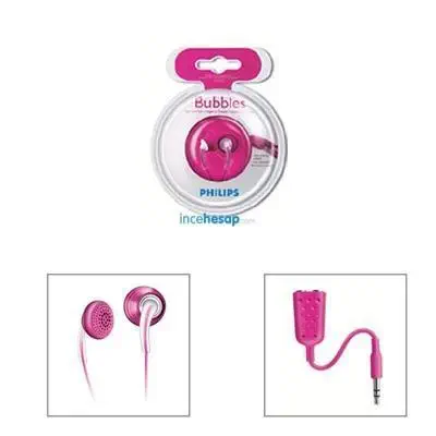 Philips SHE3620/00 Bubbles Kulakiçi Kulaklık - Pembe