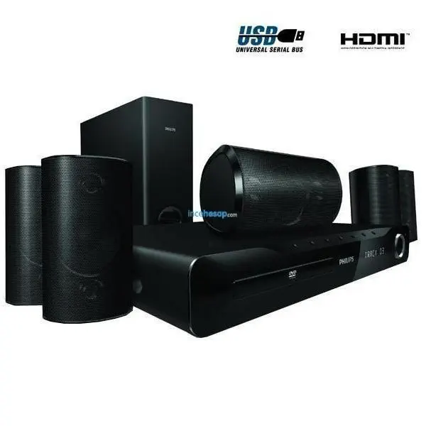 PHILIPS HTS3520/12 DVD HD EV SİNEMA SİSTEMİ (600W)