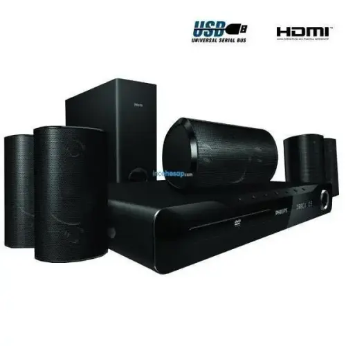 PHILIPS HTS3520/12 DVD HD EV SİNEMA SİSTEMİ (600W)
