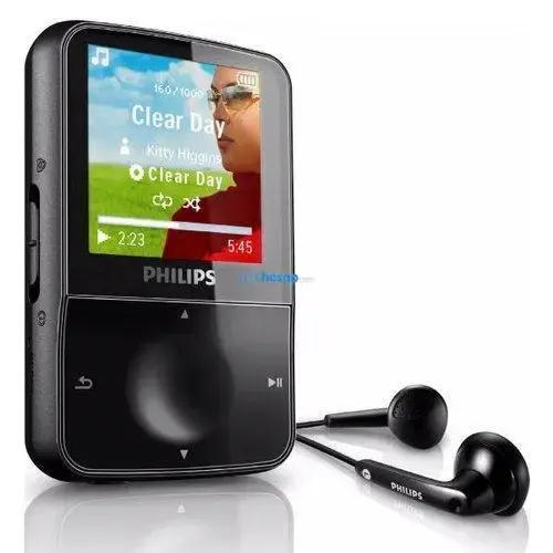 PHILIPS SA1VBE02K 2GB FM USB MP3 PLAYER